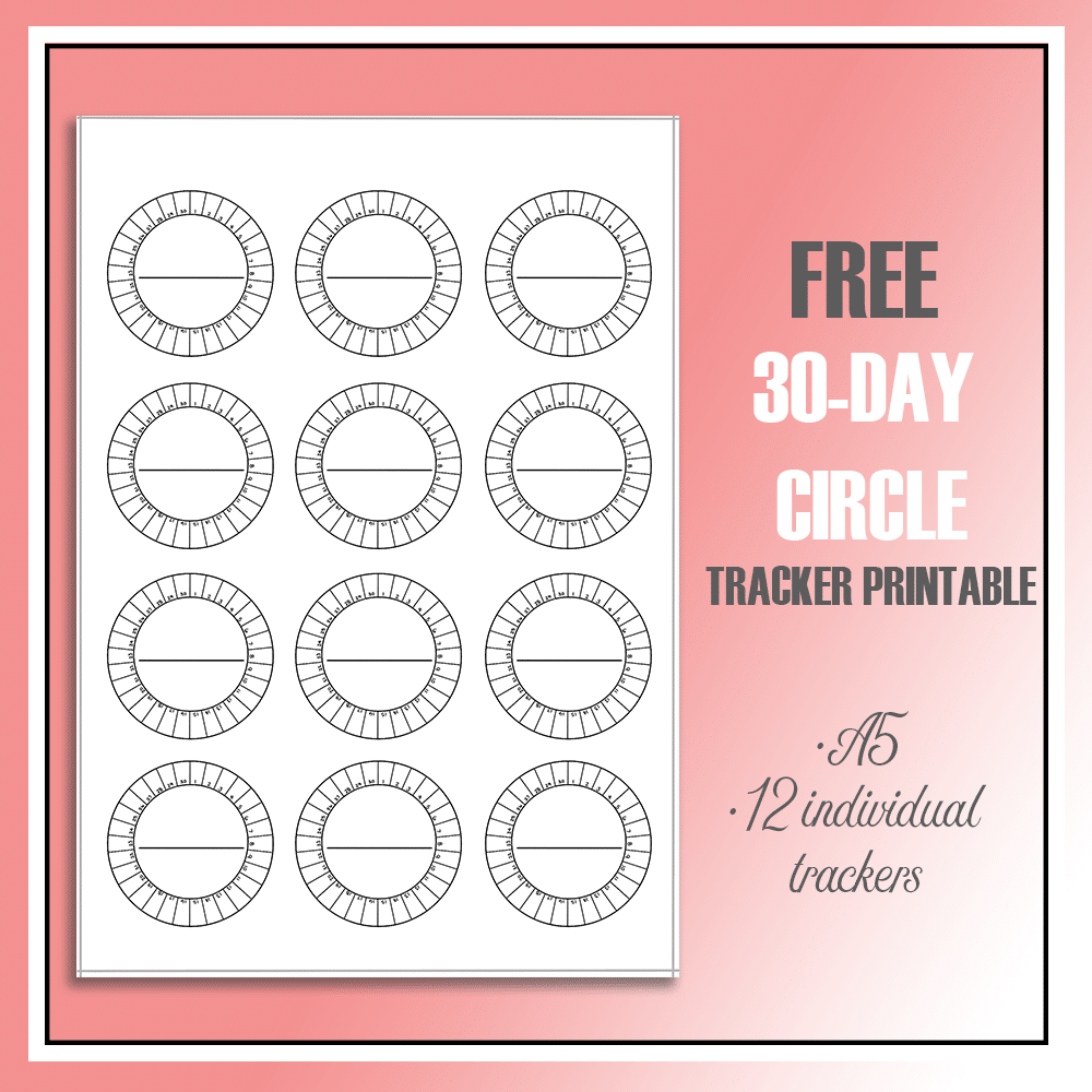 5 free printable habit trackers ⋆ the petite planner